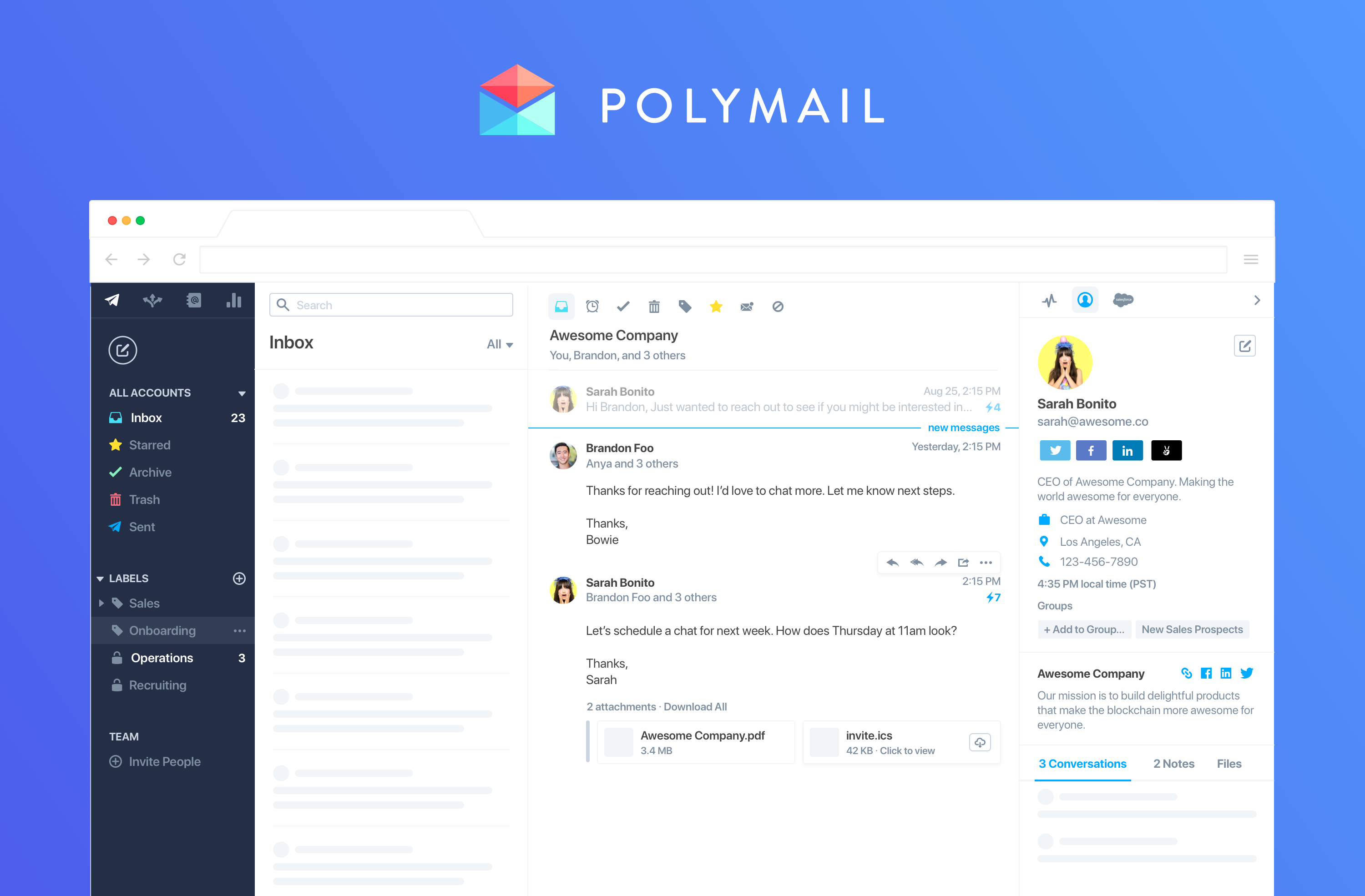 Announcing Polymail Web